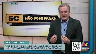 SC N&atilde;o Pode Parar: assine o abaixo-assinado que cobra melhores condi&ccedil;&otilde;es das rodovias do Estado