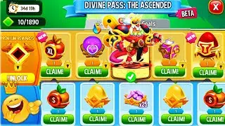 All FREE DIVINE PASS Rewards in Dragon City | FULL UNLOCKED 2022! 😱
