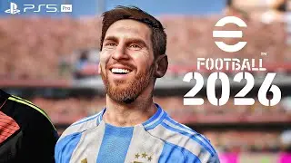 eFootball 2026 (PS5 PRO) 4K | PORTUGAL vs ARGENTINA | Update Gameplay 