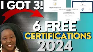 ALL FREE!!! FREE CERTIFICATIONS TO KICKSTART YOUR CAREER IN 2024