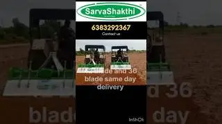 8056800793 Sarvashakthi hi clearance Rotavator #sarvashakthi #farming #automobile