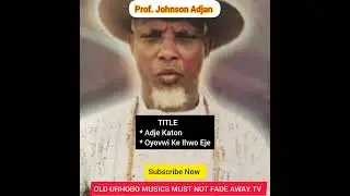 Prof. Johnson Adjan _Adje Katon