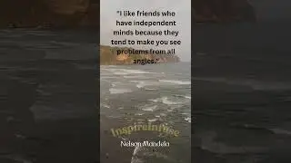 Nelson Mandela's Inspiring Quote on Friendship and Independent Minds | InspireInfuse
