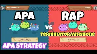 APA VS RAP LINEUP | Axie Infinity | Aqua Aqua Plant vs Terminator/Anemone