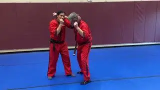 Filipino Martial Arts - Neck Clinch with Follow Up Strikes off Hubad