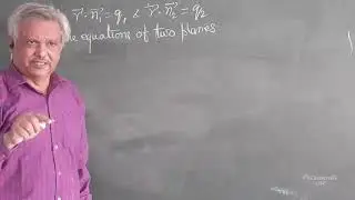 Angle between two planes.
