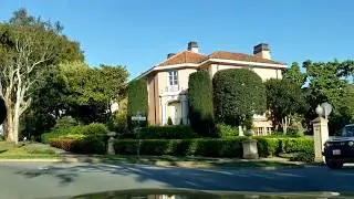 Driving tour of a beautiful neighborhood. Saint Francis Wood, Twin Peak, San Francisco