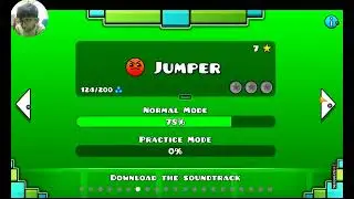 Playing the real geometry dash