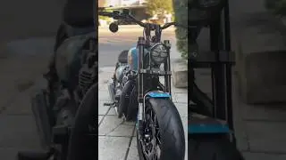 Raised Handlebar Triumph Bonneville Bobber 1200 #triumphbonneville #triumphbobber #viralvideo