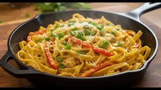 Самый вкусный и простой Феттуччине Альфредо за 10 минут 🍝