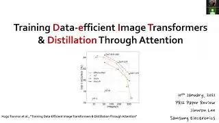 PR-297: Training Data-efficient Image Transformers & Distillation through Attention (DeiT)