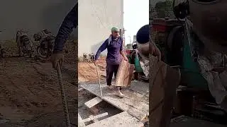 Proper Lenter Pouring Technique 9-3#construction #shortvideo #shorts #short #ytshorts #civilwork