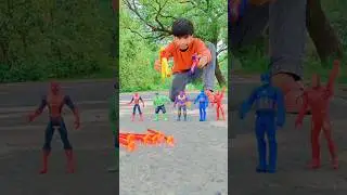 Super Man Shoot Heavy Toy Gun 🤗