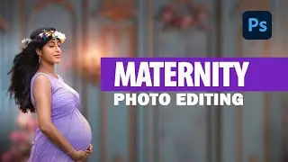 Maternity photoshoot manipulation in Adobe Photoshop