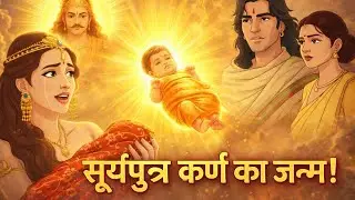 सूर्यपुत्र दानवीर कर्ण का रहस्यमयी जन्म 😱 | Mahabharat Untold Story | Suryaputra Karna Birth Story |