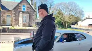 American classic / muscle car meet, Burnouts at the end 