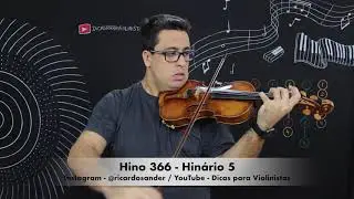 Hino 366 Violino Hinário 5 CCB