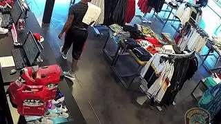 Thief Steals $165 Shoes from City Gear