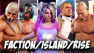 25 Superstars Locked in WWE 2K25 (The Island,My Faction,My Rise)