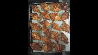 Croissants à la maison comme à la boulangerie