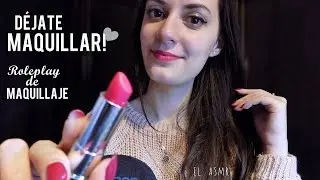 ♡ASMR español♡ Déjate MAQUILLAR!❤ Roleplay de Maquillaje |Susurros| *zoom h6*