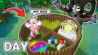 MOMON BANGUN AFK BASE UNTUK BERTAHAN 9999 Hari di 99 NIGHT IN THE FOREST