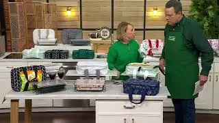 Temp-tations 11x7 Take & Bake with Lid & Insulated Tote on QVC