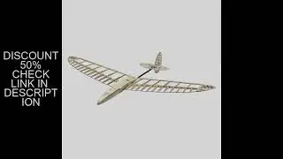 Discus Launch Glider Balsawood DLG Kit FD12 1200mm?47&lsquo;&rsquo;?Wingspan Windrunner Kit Balsa Wood Model Bui