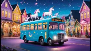 The Unicorns on the Bus | Magical Nursery Rhyme for Toddlers | Fantasy Learning Songs