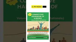 BEST BOOK FOR NURSING COMPETITIVE EXAMS #nursingofficer #norcet #trend #bscnursing #aiims #books