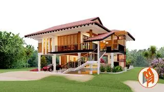 Elevated House Design - Modern FARM HOUSE 2 Bedroom | H00365