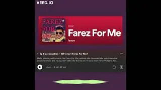 Farez For Me Podcast Ep 1: Introduction - Why start a Web3/crypto/nft podcast?