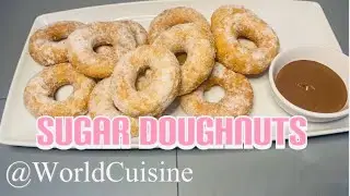 Sugar Doughnuts | Soft & Fluffy | Easy To Make | Recipes By World Cuisine