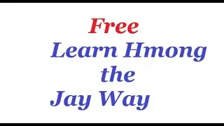 How to use Learn Hmong the Jay Way Software #hmong #english #hmoob