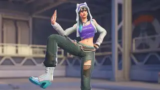 Ashe's Crazy Choreography Dance Emote With 27 Skins | Overwatch x LE SSERAFIM