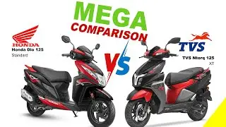 Honda Dio 125 vs TVS Ntorq 125 | MEGA COMPARISON | Bike Info