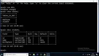 MYSQL DATABASE TUTORIAL : DROP TABLE | ALTER TABLE | HOW TO DROP TABLE IN MYSQL
