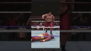 Yokozuna hits his Signature Leg Drop on Hulk Hogan - WWE 2K25 Showcase Mode