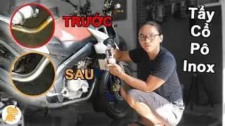 Test Dung Dịch Axit Tẩy Cổ P&ocirc; Inox EXHAUST CLEANER  - Xe &Ocirc;m Shop