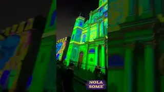 #superbowl lights up St  Louis Cathedral in #neworleans #nfl #neworleans
