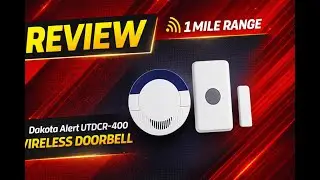 Review - Dakota Alert Wireless Doorbell - UTDCR-4000 One Mile Long Range Wireless Door Be