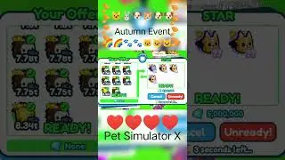 Trading Autumn Event Hardcore Pets in Pet Simulator X