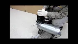 [DCSENG/ENGLISH] Galvanizing film removal demonstration, portable hand beveler &lsquo;S-CM4&rsquo;