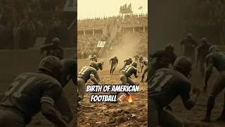 How American Football Began: A Wild History! #shorts #football #history