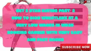 How to sign wrestlers at low wages in Wr3d booking career