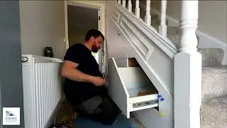 Under Stairs Storage - 3 Drawer Tallboy Unit