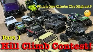 RC Hill Climb Gauntlet! (Day 1) //Which car makes it to the top?