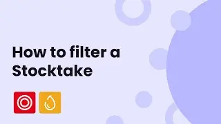 How to Filter Stocktakes