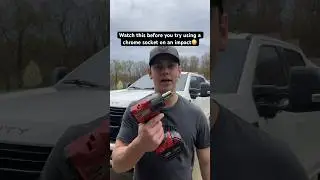 What&rsquo;s your opinion on using chrome sockets on an impact? #mechanic #carguy #trucklife