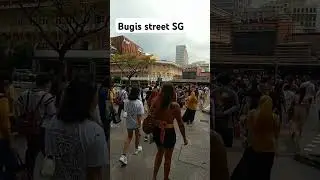 bugis street in Singapore look #singapore #bugis #youtubeshorts #ytshortsvideo